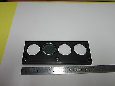 OPTICAL MICROSCOPE POLARIZER [delaminated] OPTICS AS IS BIN#G7-22