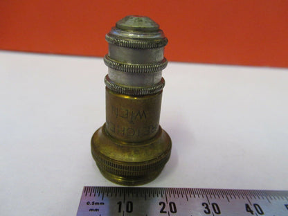 Reichert Austria Brass Microscope Objective No. 7a