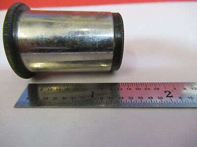 ANTIQUE ERNST LEITZ  "10x" EYEPIECE MICROSCOPE PART OPTICS AS PICTURED #B1-A-49