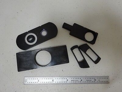 FOR PARTS MICROSCOPE EMPTY SLIDES FRAMES NIKON LEITZ for OPTICS AS IS BN#M8-C-15