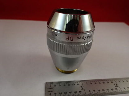 MICROSCOPE PART OBJECTIVE LEITZ GERMANY ERGOLUX 10X INFINI OPTICS AS IS #F2-A-10