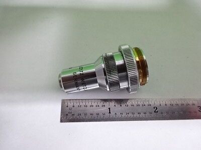 MICROSCOPE PART OBJECTIVE LEITZ GERMANY UTK L20 + IRIS OPTICS AS IS #AF-82