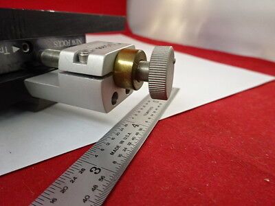 STAGE MICROMETER MICRON MICROSCOPE [knob bent]  AS IS B#61-A-04