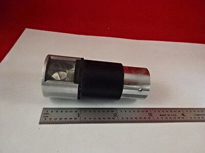 MICROSCOPE PART PROJECTOR EYEPIECE LENS SPLITTER OPTICS AS IS #AD-18