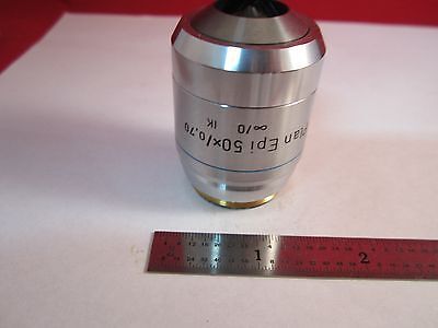 MICROSCOPE OBJECTIVE REICHERT FLUOR 50X POLYCON EPI INFINITY OPTICS BIN#11-DT-E