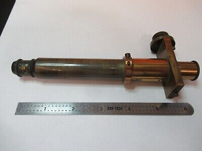 FOR PARTS ANTIQUE BRASS COLLIMATOR MICROSCOPE FILAR OPTICS AS PICTURED &7B-B-02