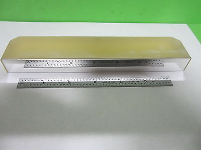 OPTICAL BAR GLASS SQUARENESS STRAIGHT MIRROR METROLOGY LASER OPTICS BIN#S4-01