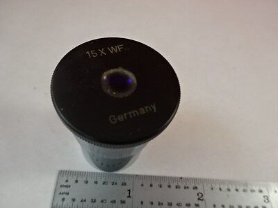 MICROSCOPE PART  ROLYN GERMANY 15X WF EYEPIECE OCULAR OPTICS AS IS B#N7-F-09