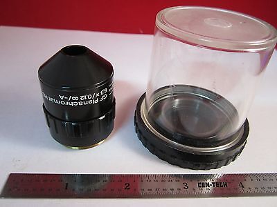 OPTICAL MICROSCOPE OBJECTIVE AUS JENA 6.3X INFINITY PLAN ACHRO OPTICS BIN#C6