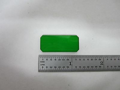 MICROSCOPE PART GREEN FILTER OPTICS AS IS BIN#M8-45