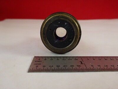 FOR PARTS MICROSCOPE  PART OBJECTIVE NIKON  M10X OPTICS AS IS #80-76