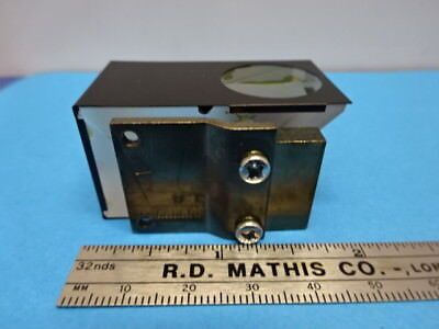 MICROSCOPE PART OLYMPUS JAPAN MOUNTED PRISM OPTICS AS IS #90-72