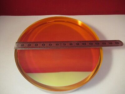 OPTICAL DICHROIC CONCAVE MIRROR ZERODUR SUBSTRATE 5" DIA THICK OPTICS &8-B-51