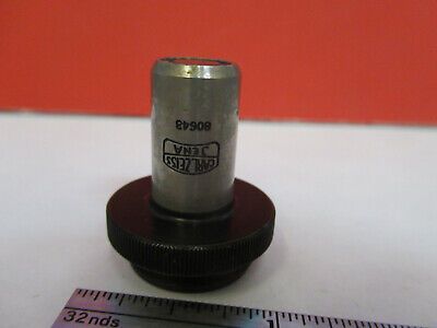 ANTIQUE CARL ZEISS GERMANY OBJECTIVE 8 MICROSCOPE PART AS PICTURED &8Z-A-129