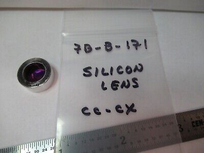 OPTICAL MOUNTED LENS INFRARED SILICON LENS OPTICS AS PICTURED &7B-B-171