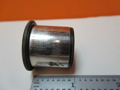 ANTIQUE BAUSCH LOMB BRASS EYEPIECE 1/2 20X MICROSCOPE PART AS PICTURED &17-A-75