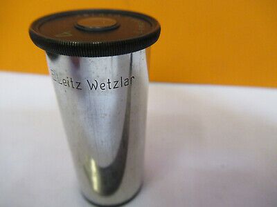 ERNST LEITZ ANTIQUE GERMANY EYEPIECE "4" MICROSCOPE PART AS PICTURED &H1-B-21