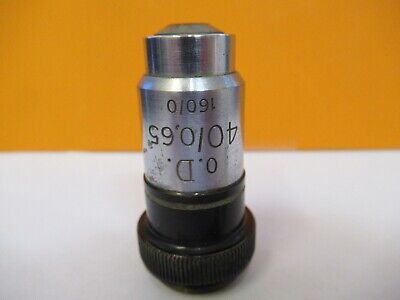 ZEISS WINKEL 40X OBJECTIVE LENS MICROSCOPE OPTICS AS PICTURED &85-B-88