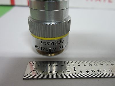 MICROSCOPE OBJECTIVE LEITZ WETZLAR GERMANY NPL 10X INFINITY OPTICS BIN#F1-V-52