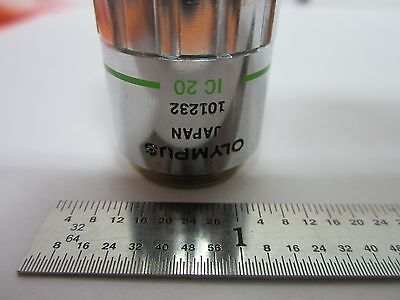 MICROSCOPE PART OBJECTIVE OLYMPUS MSPLAN 20X DIC JAPAN OPTICS BIN#B4-Z-5