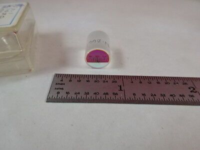 OPTICAL SPECTRA PHYSICS COATED OUTPUT LENS LASER OPTICS AS IS BIN#P1-C-07