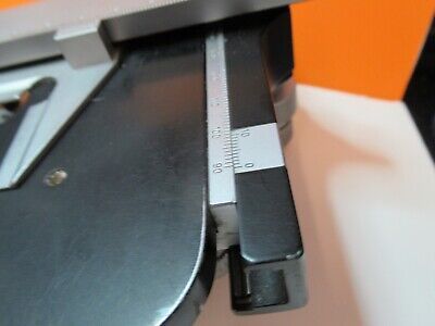 LEITZ SM-LUX GERMAN STAGE TABLE MICROMETERS MICROSCOPE PART as pictured 55R-B-26