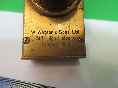 ANTIQUE WATSON & SONS UK FILAR EYEPIECE MICROSCOPE PART AS PICTURED &Q9-A-92