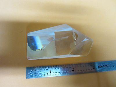 OPTICAL MICROSCOPE LARGE PRISM + MIRROR AS IS or LASER OPTICS DWR#14-DT