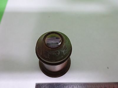 ANTIQUE MICROSCOPE LEITZ GERMANY OBJECTIVE #3 OPTICS #P8-C-13