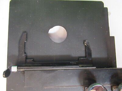 SPENCER AO XY STAGE TABLE VINTAGE MICROSCOPE PART AS PICTURED &3-C-05