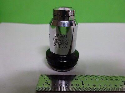 MICROSCOPE WILD HEERBRUGG SWISS OBJECTIVE 100X  PH PHASE OPTICS AS IS #AI-60