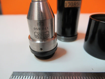 CARL ZEISS JENA OBJECTIVE EPI 7.5X OPTICS MICROSCOPE PART AS PICTURED &14-B-24