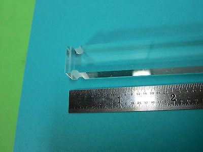 OPTICAL RARE TRUNCATED GLASS ROD BAR LASER OPTICS AS PICTURED BIN#B6-12