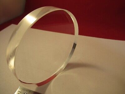 OPTICAL FLAT FUSED SILICA UNCOATED 3" DIAMETER 1/10 WAVE OPTICS AS PIC &9-FT-71