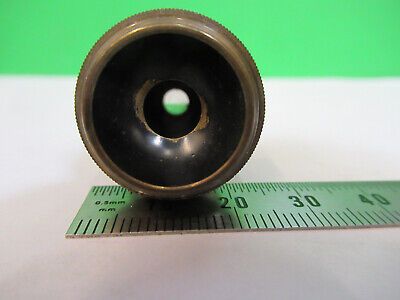 ANTIQUE BAUSCH LOMB BRASS 43x OBJECTIVE MICROSCOPE PART AS PICTURED &Z1-A-31