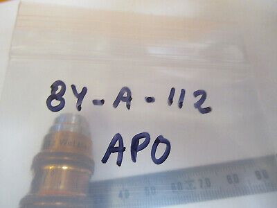 ANTIQUE BRASS LEITZ OBJECTIVE RARE APO LENS MICROSCOPE PART AS PICTURED 8Y-A-112