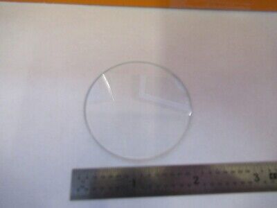 OPTICAL PLANO GLASS ROUND DIFFUSER ILLUMINATOR PLATE OPTICS AS PICTURED &3K-A-17