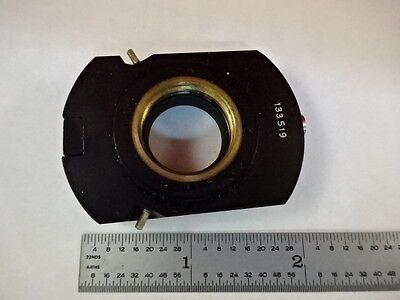 MICROSCOPE PART ZEISS POLARIZER OBJECTIVE HOLDER POL OPTICS AS IS #T2-B-07