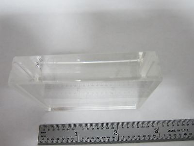 OPTICAL FLAT BLOCK BK7 GLASS  LASER OPTICS  BIN#M7-21