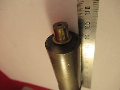 ANTIQUE BRASS TUBUS AND OBJECTIVE MICROSCOPE PART UNKNOWN MAKER &FT-4-100