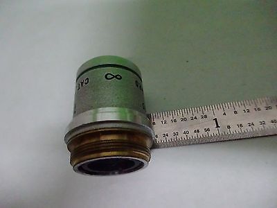 MICROSCOPE PART OBJECTIVE AO PLAN 10X AMERICAN OPTICS ACHRO AS IS  BIN#W3-27