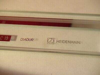 HEIDENHAIN DIADUR OPTICAL POSITIONING RULER MICROSCOPE PART AS PICTURED &1E-B-88