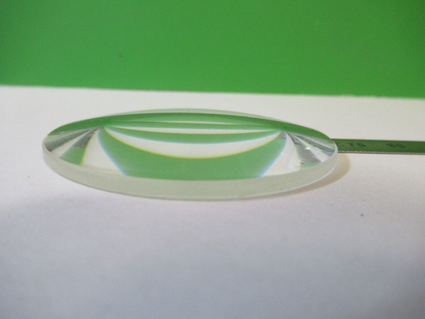 OPTICAL LARGE PLANO CONVEX GLASS LENS LASER OPTICS AS PICTURED #22-A-44