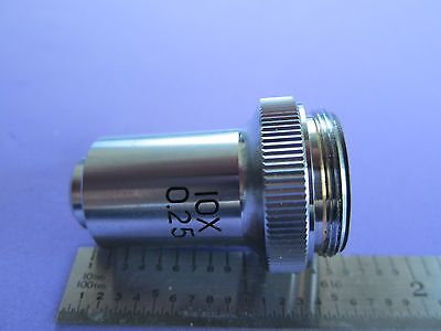 MICROSCOPE OBJECTIVE OLYMPUS JAPAN OPTICS X10 #13-113