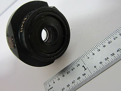 MICROSCOPE PART DMR LEICA MOUNTED LENS IN BRASS 120411 OPTICS BIN#D2-P-25