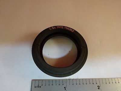 MOELLER WEDEL LENS 0.8X MPS 195182 MICROSCOPE PART OPTICS AS IS #86-13