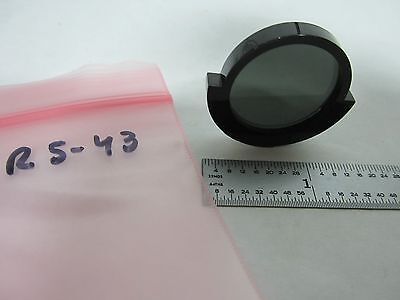 MICROSCOPE PART MITUTOYO JAPAN  FILTER ND 8 OPTICS  BIN#R5-43