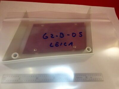 MICROSCOPE PART LEICA GERMANY DMRXA PLASTIC COVER AS IS B#G2-B-05