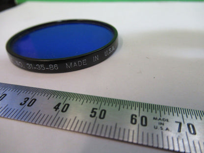 NICE  BAUSCH LOMB 31-35-86 BLUE FILTER MICROSCOPE PART AS PICTURED #W9-A-33