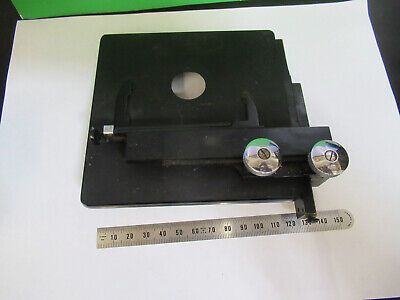 SPENCER AO XY STAGE TABLE VINTAGE MICROSCOPE PART AS PICTURED &3-C-04